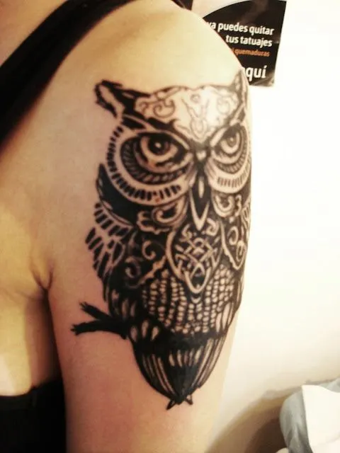 Toop Tattoo: Buho Tattoo