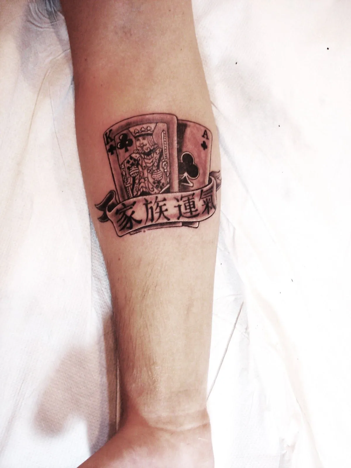 Toop Tattoo: Cartas de poker