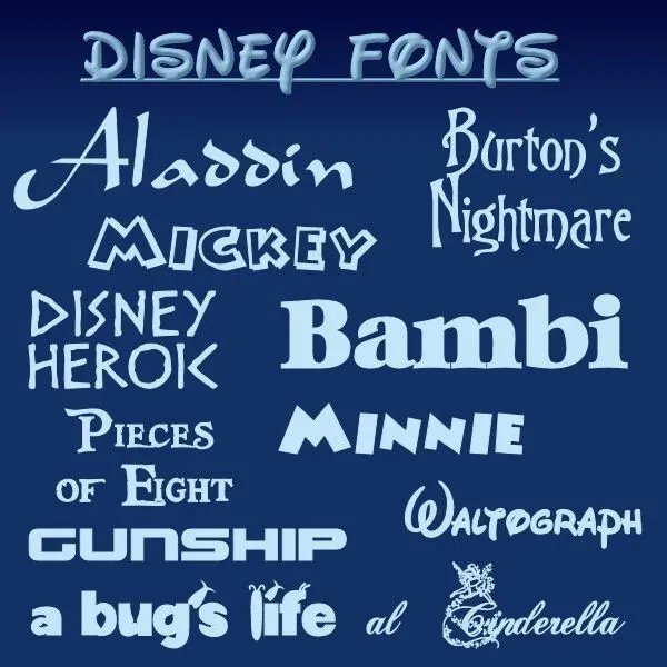 Top 10 Free Walt Disney Fonts: Featuring Walt Disney's Handwriting ...