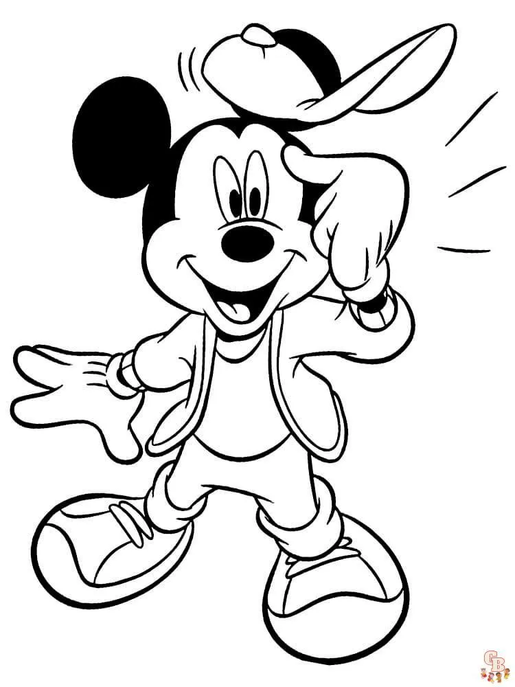 Top dibujos Mickey Mouse para colorear - GBcolorear