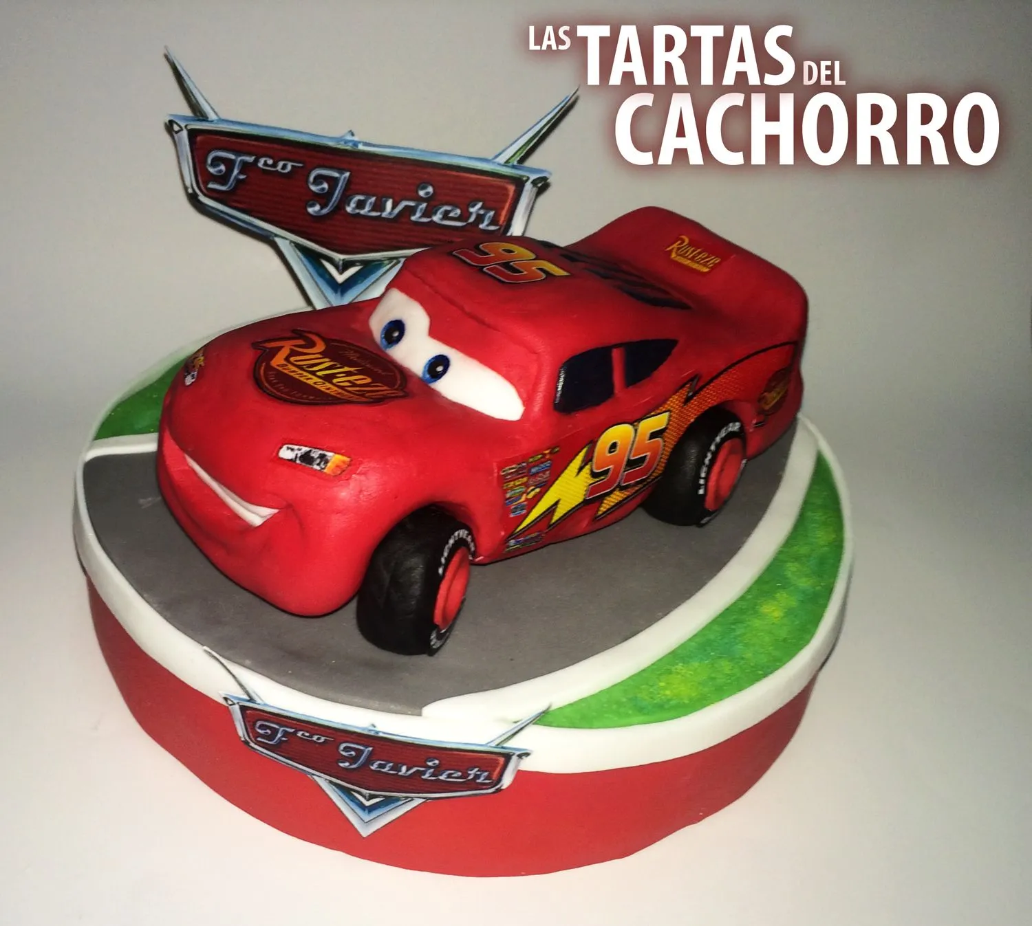 Topper Rayo McQueen (Cars) con archivos descargables | Las tartas ...
