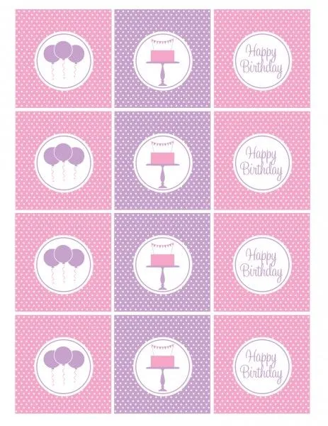 Toppers para cupcakes para imprimir gratis - Imagui