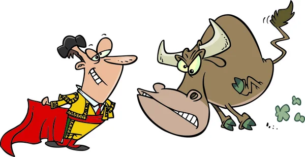 torero de dibujos animados — Vector stock © ronleishman #13979765