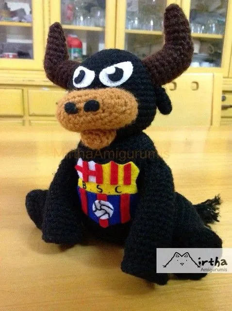 Toro de barcelona Ecuador by Mirtha Amigurumis | Flickr - Photo ...