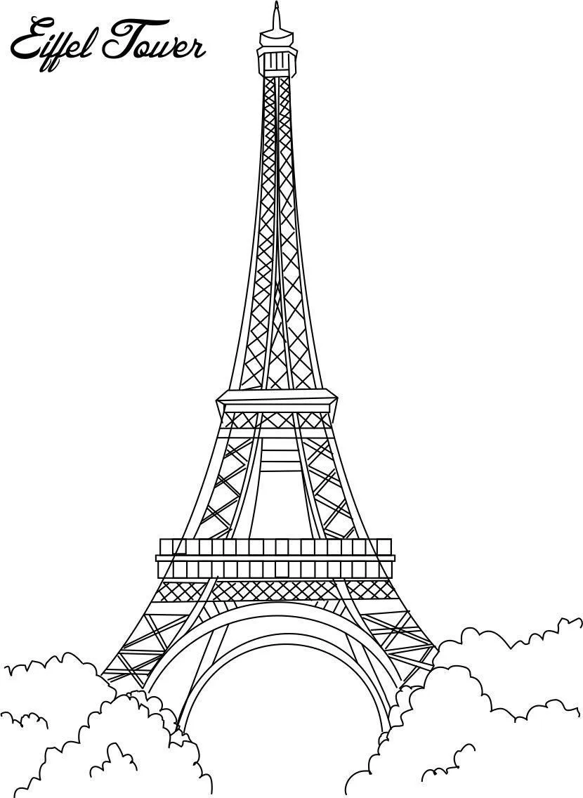 la torre eiffel dibujo - Buscar con Google | VARIOS | Pinterest ...