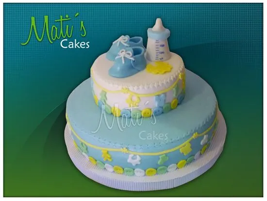 Torta para baby shower de varon - Imagui