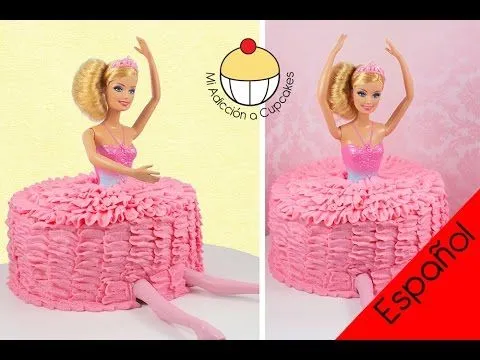 Torta de Barbie Bailarina! ¡Una Torta con efecto de falda Tutu de ...