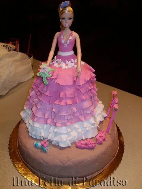 Torta con barbie - Imagui