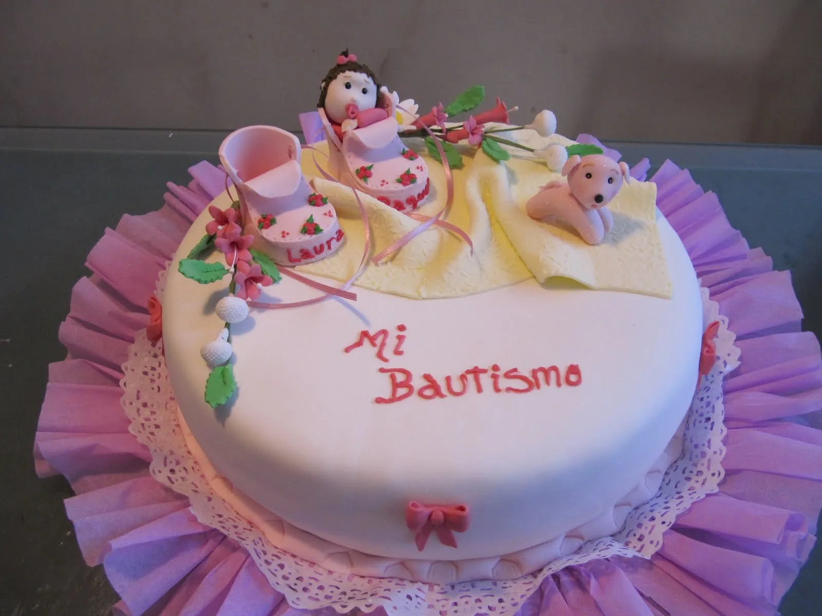 torta de bautismo