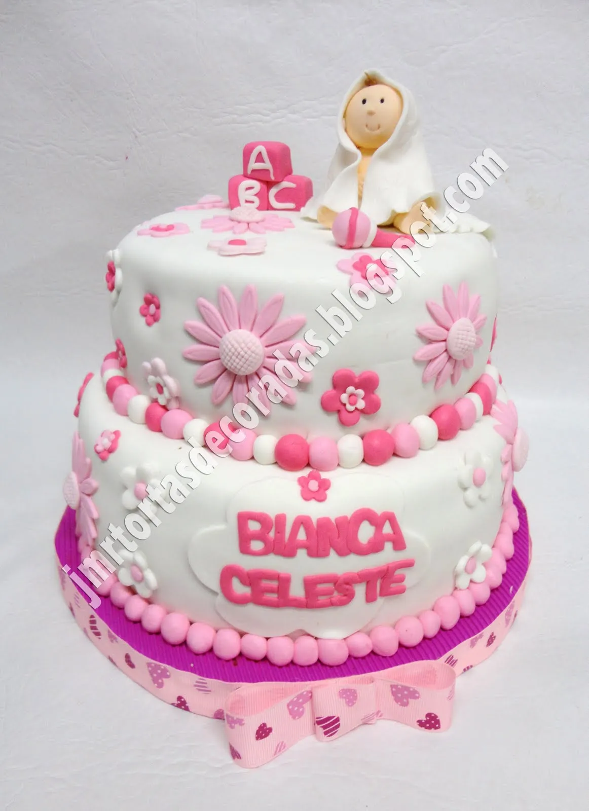 Torta Bautismo y primer añito | JMR Tortas Decoradas