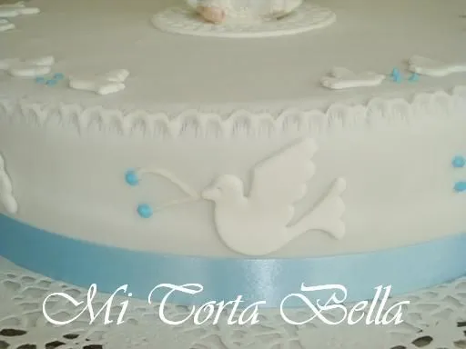 Tartas de bautizo cuadrada - Imagui