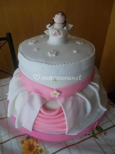 Torta bautizo niña - Imagui