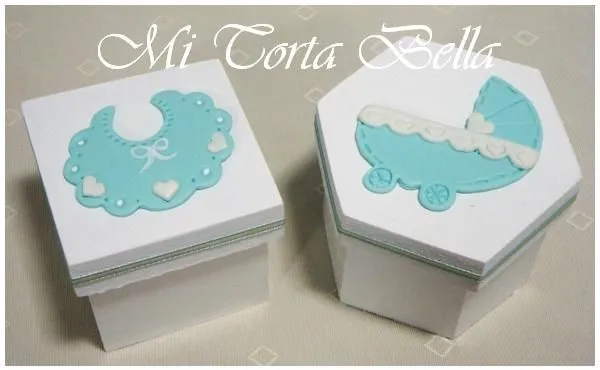 Mi Torta Bella: Recuerdos para Baby Shower y Bautismo - Cajitas ...