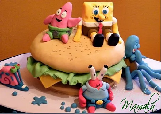 Torta Bob Esponja patricio estrella - Imagui