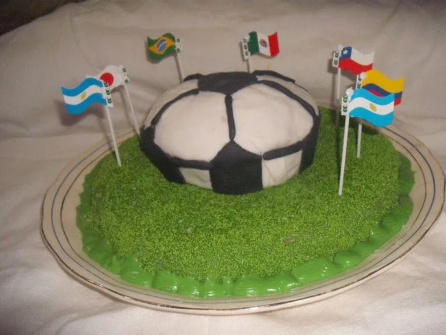 Torta Cancha de futbol con pelota | Flickr - Photo Sharing!