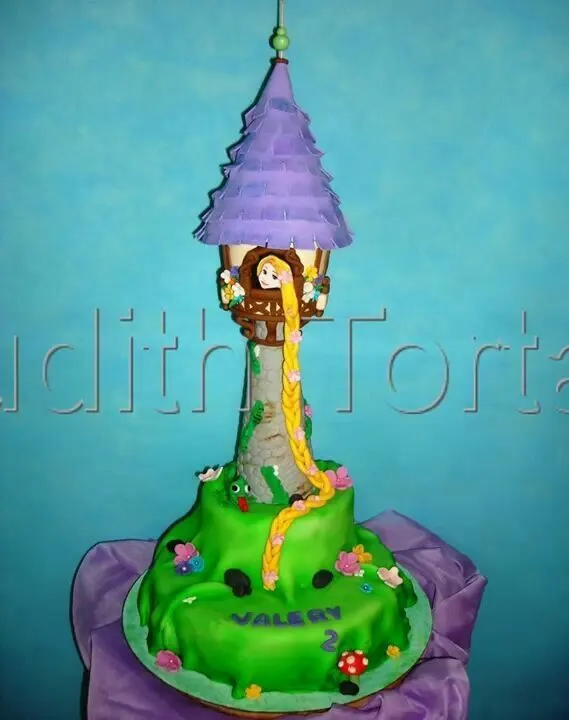 Torta Castillo "Rapunzel" | Castillos "Castles Cakes" | Pinterest ...