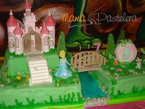 Tortas infantiles castillos princesas - Imagui