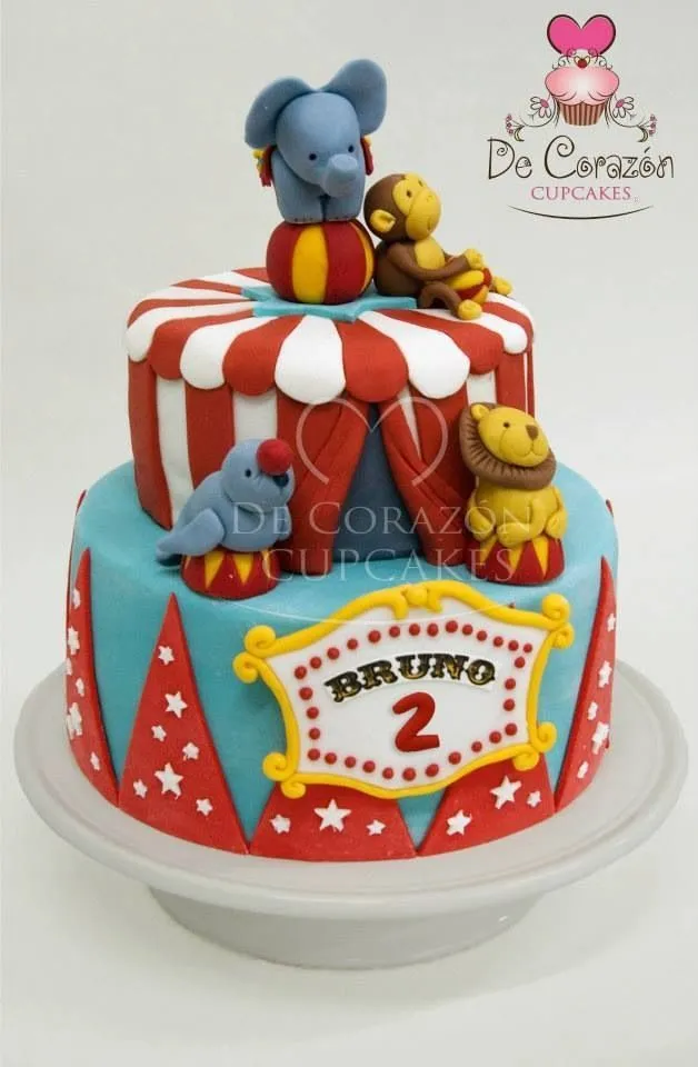 Torta circo! | Tortas infantiles y cumpleaños | Pinterest