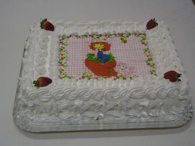 Torta com papel de arroz | Flickr - Photo Sharing!