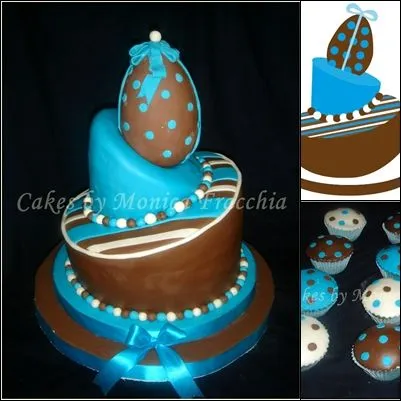 TORTA DECORADA PARA BABY SHOWER | TORTAS CAKES BY MONICA FRACCHIA