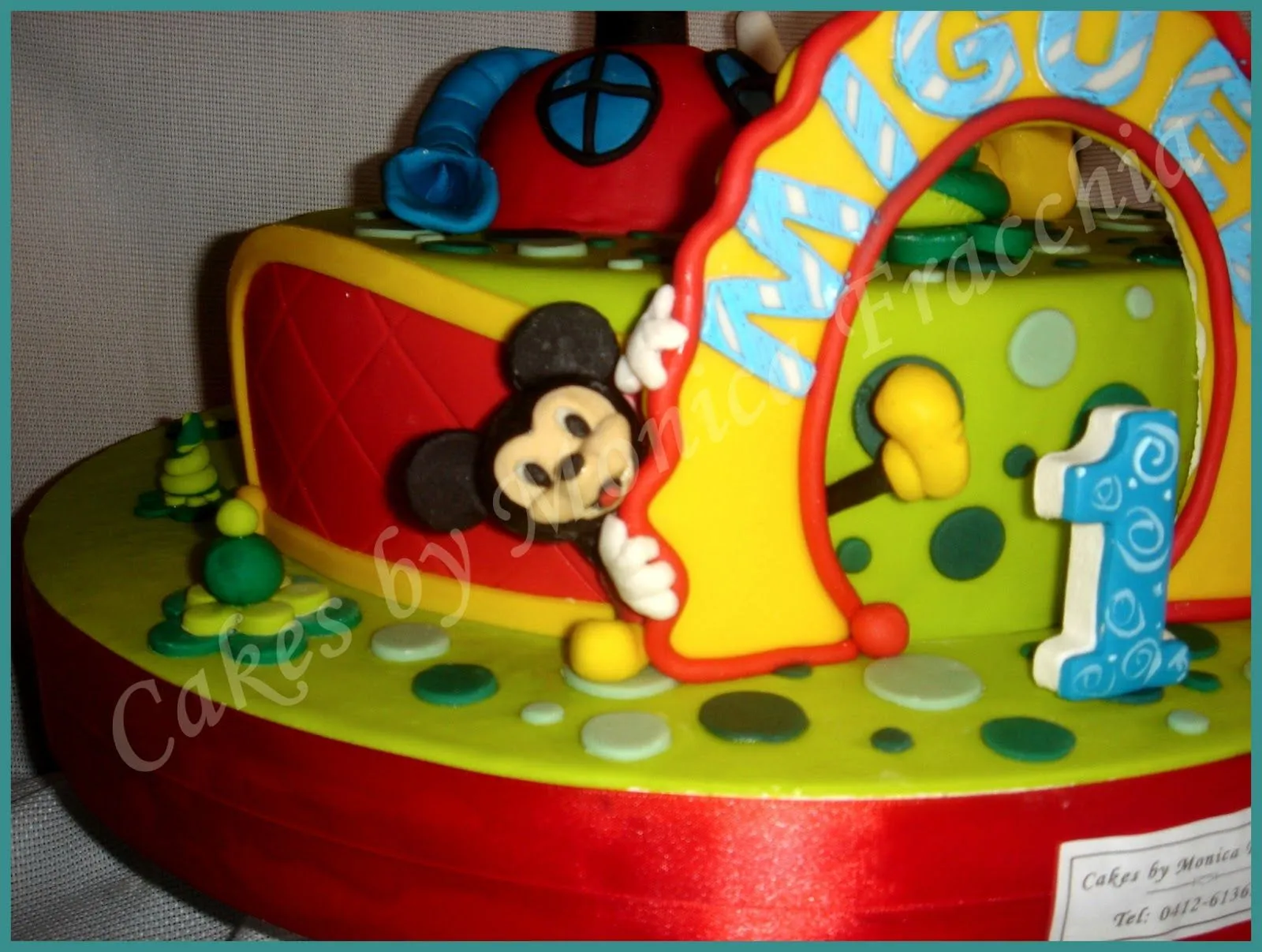 TORTA DECORADA EL CLUB DE MICKEY MOUSE | TORTAS CAKES BY MONICA ...