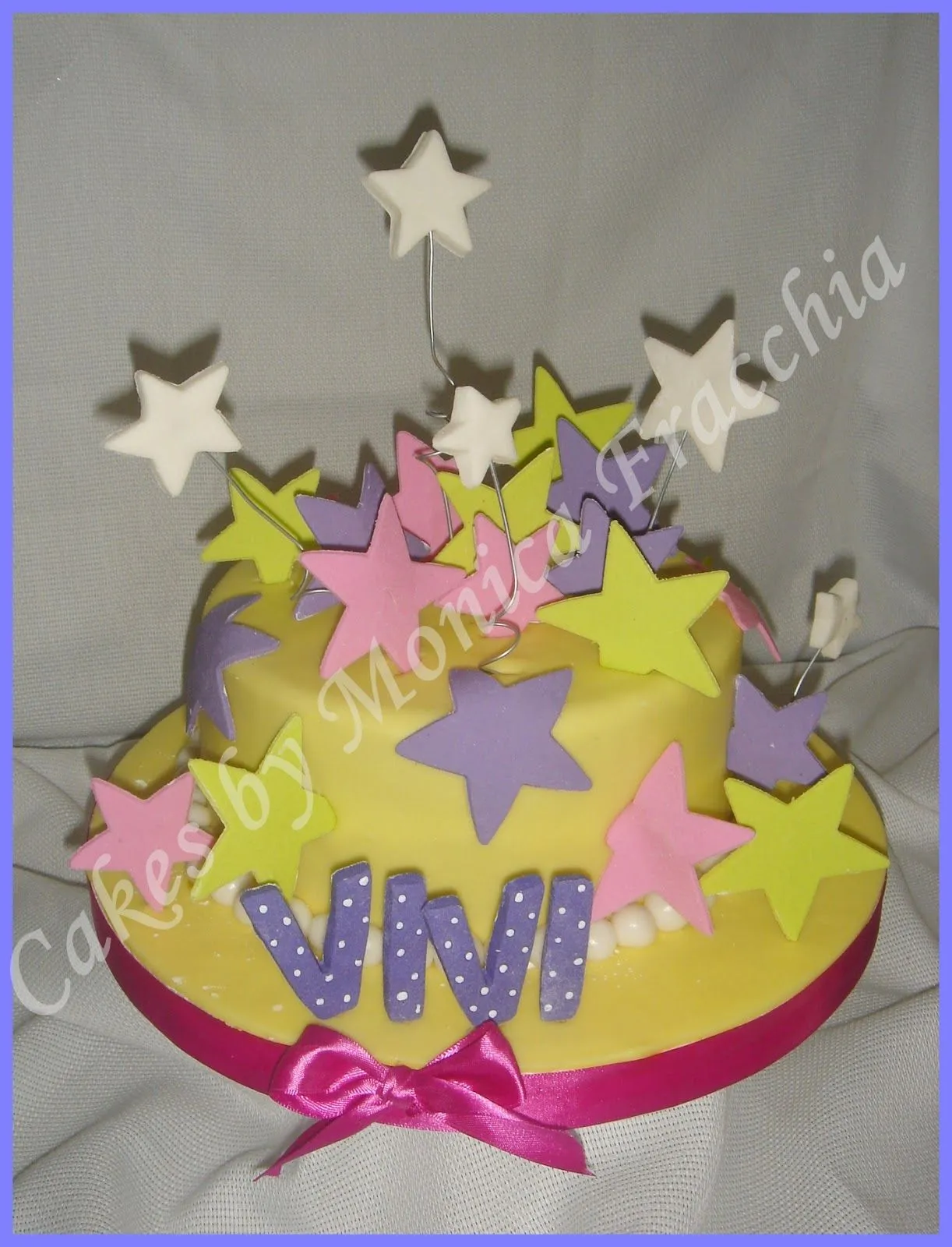 TORTA DECORADA DE ESTRELLAS | TORTAS CAKES BY MONICA FRACCHIA