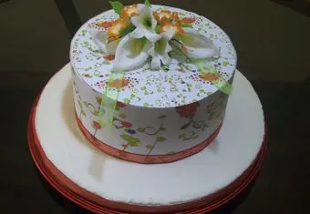 Torta Decorada con Impresiones en Papel de Arroz (Foto Torta) | Dulces ...