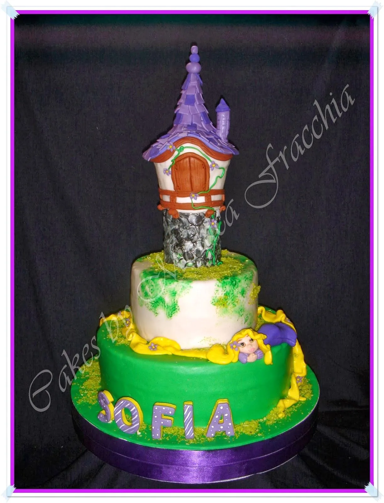 TORTA DECORADA DE RAPUNZEL (ENREDADOS) | TORTAS CAKES BY MONICA ...