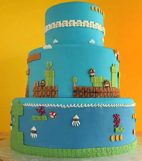 Torta estilo Super Mario Bros. | Camionetica