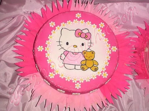 TORTA HELLO KITTY OSO - a photo on Flickriver