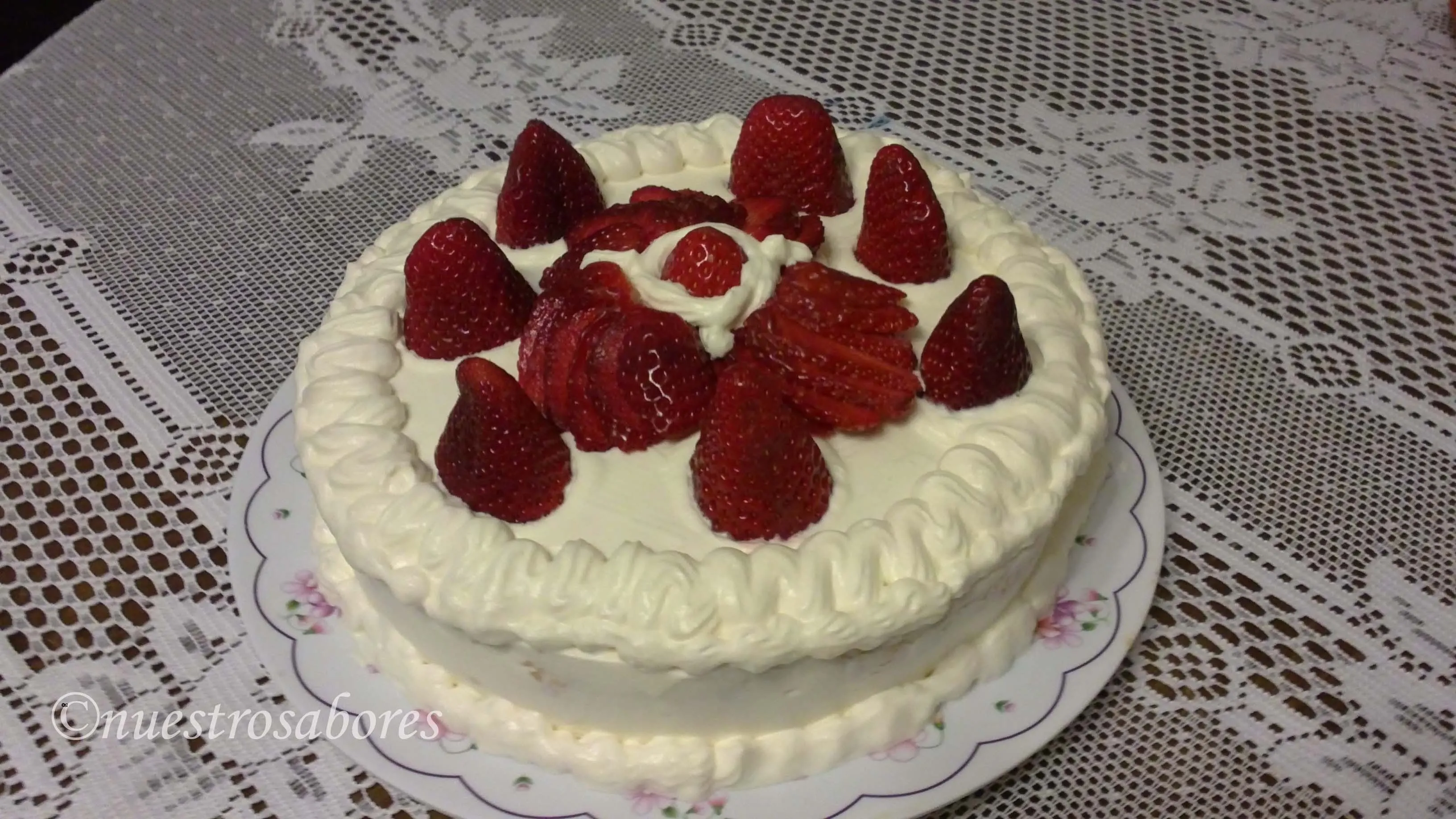 Torta de Melocotón y Chantilly | Nuestros Sabores