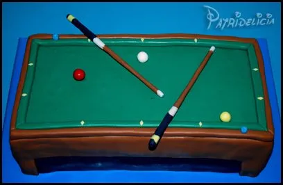 Torta de mesa de billar - Imagui
