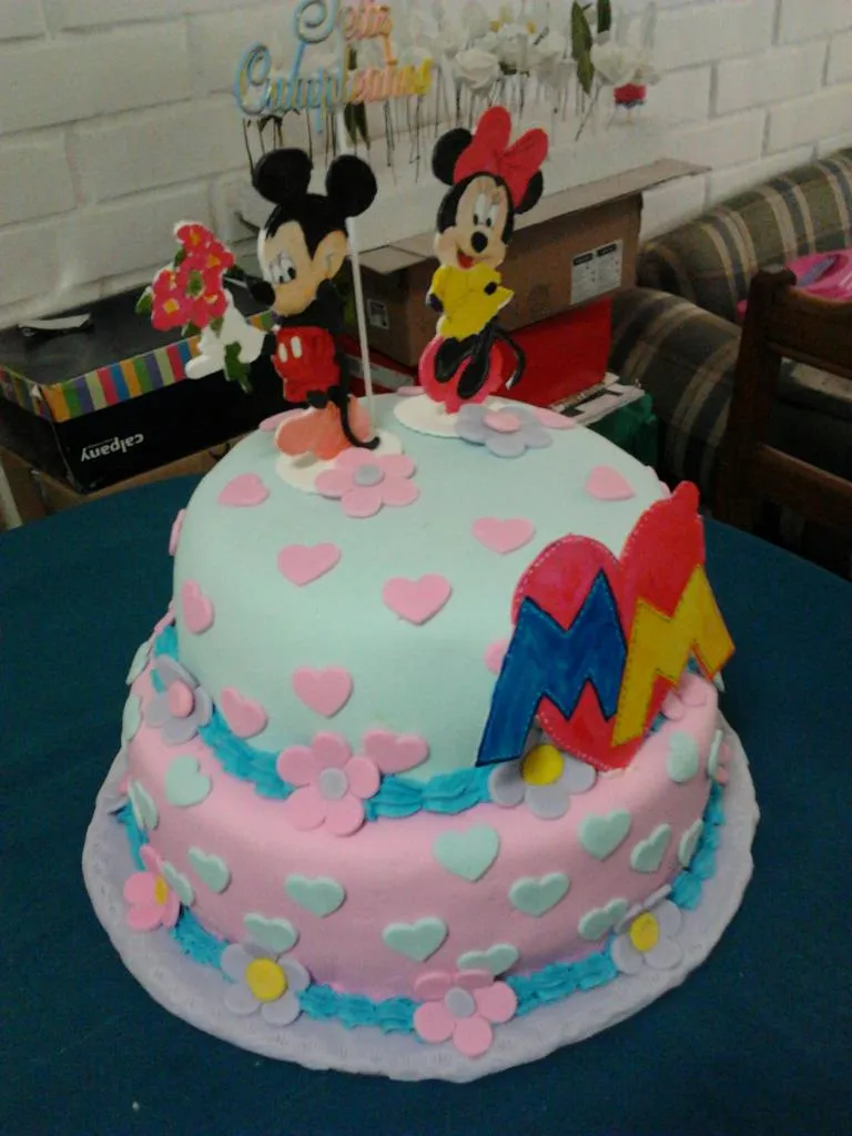 Torta de Mickey y Minnie Mouse