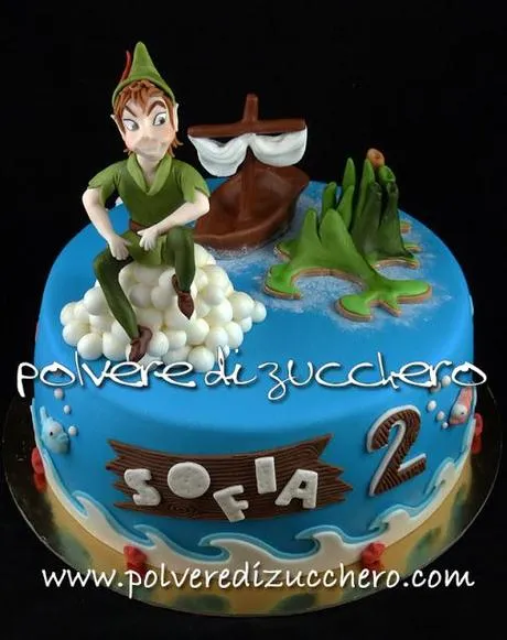 Torta Peter Pan e l'isola che non c'è - Paperblog