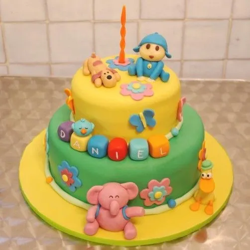 Torta Pocoyo | cristallo di zucchero