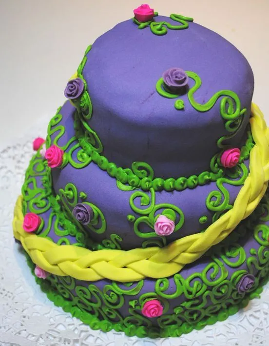 torta de rapunzel | torta decoracion | Pinterest | Rapunzel