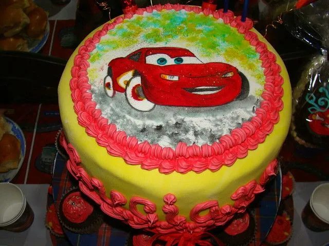 Tortas de rayo mcqueen - Imagui