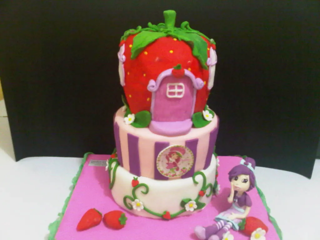 TORTA STRAWBERRY ( FRUTILLITA,FRESITA) | Repostería Artística Sandra