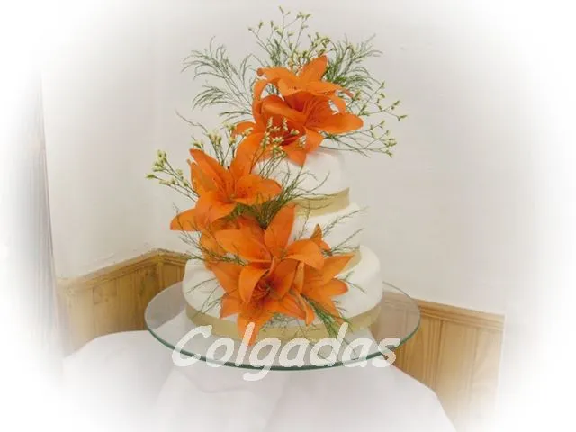 Tortas de 15 años con flores - Imagui