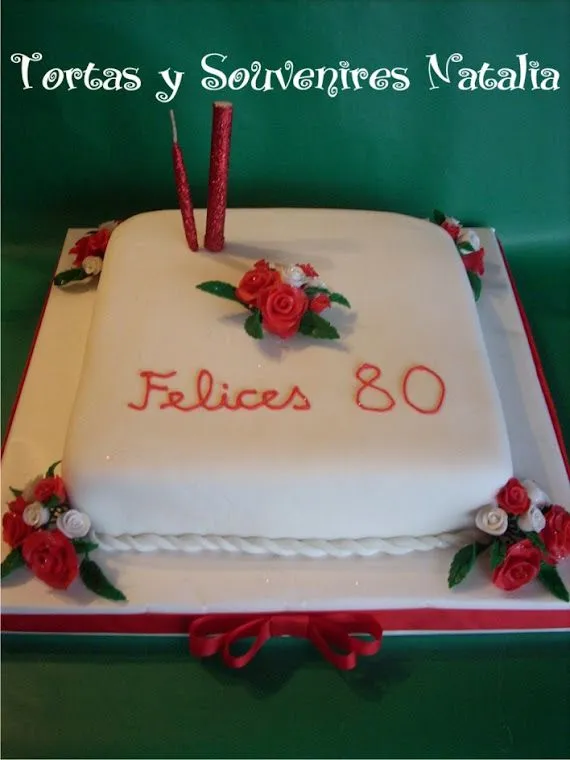 Tortas de 80 años para mujer - Imagui