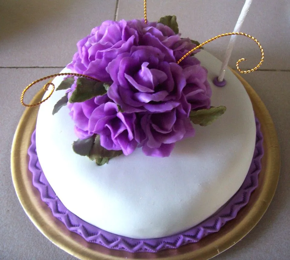 Tortas, adornos de torta y souvenirs: Torta flores