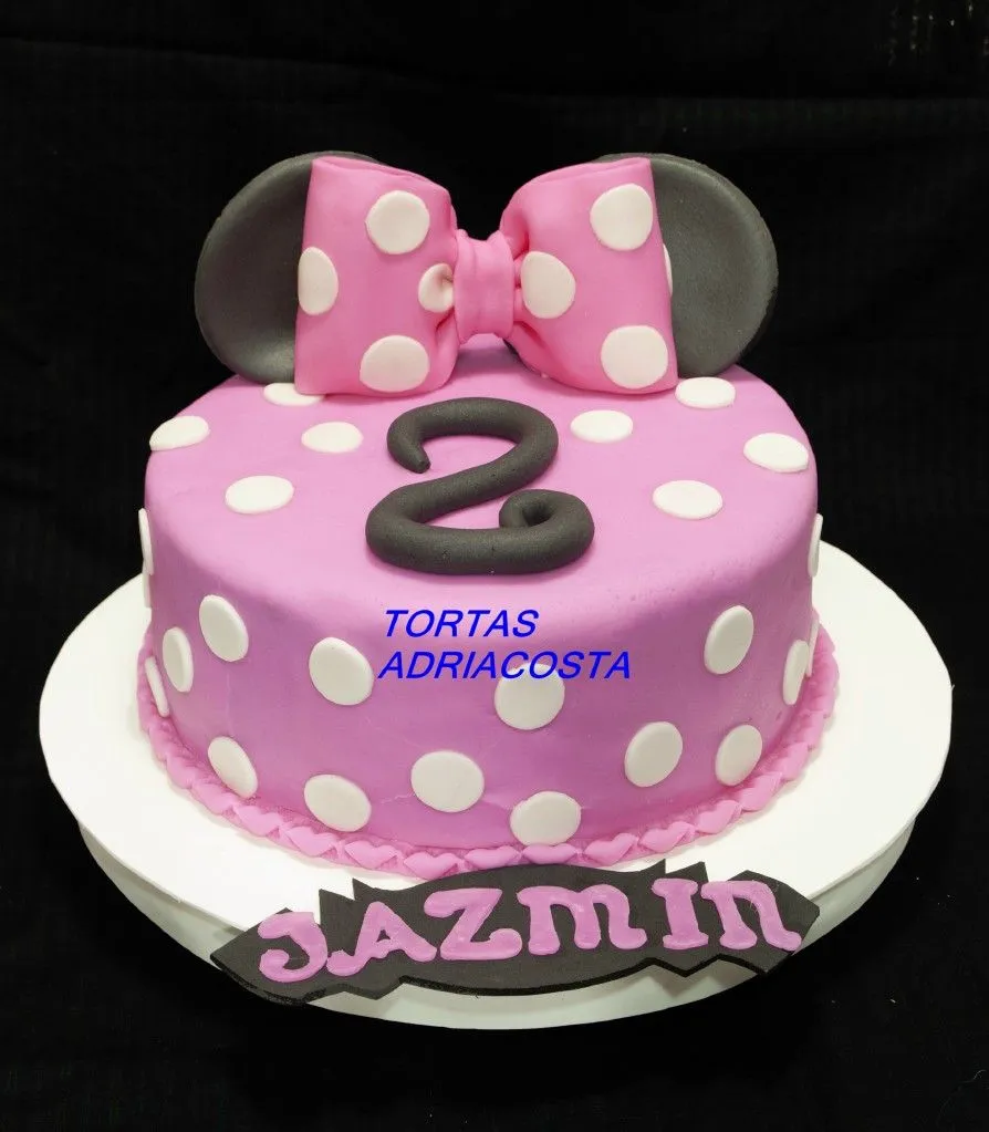 Tortas adriana acosta infantiles: TORTAS DE MINNIE