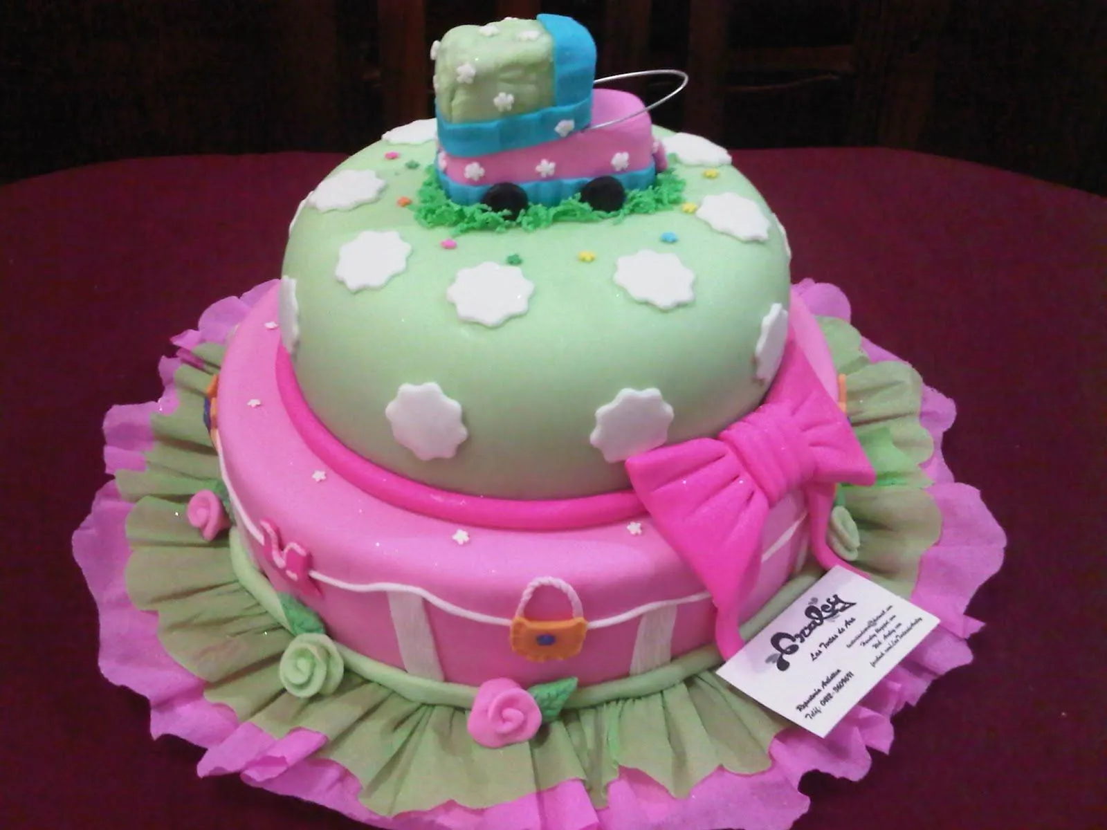 Las Tortas de Ara: Torta Baby Shower Niñas