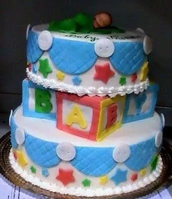 Torta baby shower varon - Imagui