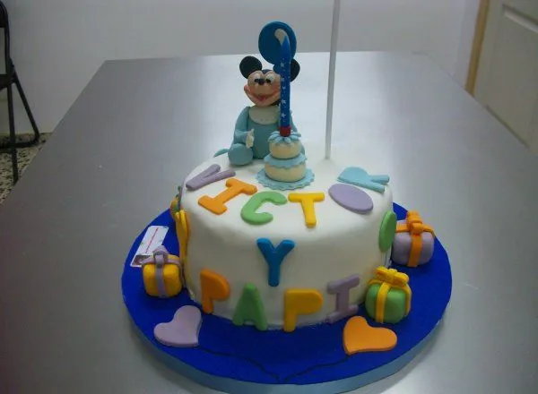 Tortas de bebé Mickey - Imagui