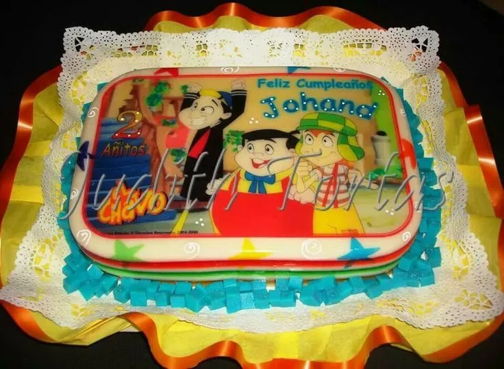Gelatina en capas "El chavo del 8" | Gelatinas "Judith Tortas" | Pint…