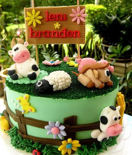 Tortas de cumpleaños de animales dela granja - Imagui
