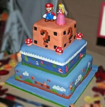 Fiestas Infantiles: Modelos de tortas infantiles de Mario Bros ...