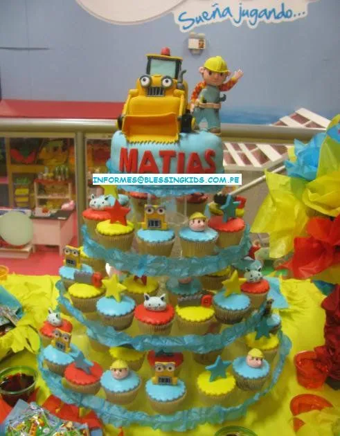 TORTAS CON CUPCAKES : DECORACION EN FIESTAS INFANTILES