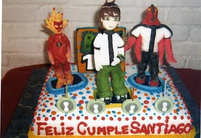TORTAS DECORADAS: BEN 10 Y SUS ALIENIGENAS